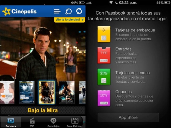 Cinépolis App Para iOS: Nueva Versión con Soporte Para Passbook